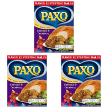 Paxo Chestnut Cranberry Stuffing Mix Perfect for Christmas Dinners 170g Pa