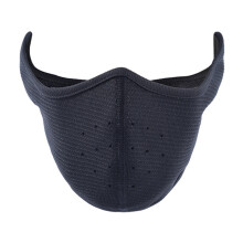 Passamontagna a metà viso per sci e ciclismo, maschera calda antivento con fodera in pile e copertura per le orecchie, protezione regolabile e