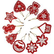 Doppelseitige Diamantkunst für Weihnachtsdekorationen, farbenfrohe DIY-Schlüsselanhänger mit Strassanhänger aus Kunstharz, hochwertiges,