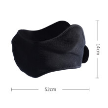 Maschera invernale per il viso, ideale per le giornate fredde, mezzo passamontagna antivento con fodera in pile e paraorecchie, taglia regolabile e