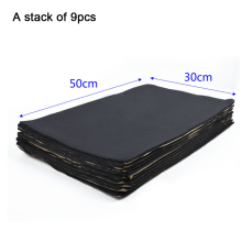 Tapete de espuma de neoprene com isolamento térmico, boa vedação e absorção de impacto para diversos usos em projetos DIY, 30 x 50 cm.