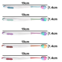 Compact Brush Head Toothbrush, Oral Hygiene Solution With Medium Bristle, Ideal For Sensitive Teeth And Gums, Ergonomically Designed For Comfort And