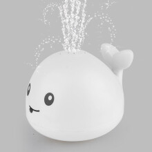 Baby Bath Toys for 6-12-18-24 Months, Light Up Bath Toys, Rechargeable Design Whale Bath Toy Sprinkler, Pool and Bathtub Toys, Safe Durable Material,