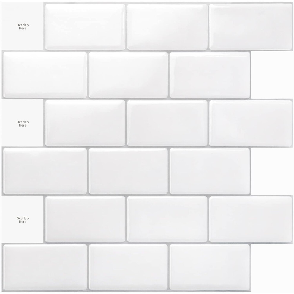 Elegant Peel And Stick Backsplash Tiles, Stronger Upgrade Adhesive For Hassle-Free Installation 9074015327675