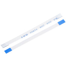 FFC FPC 10 Pack Flexible 5 Pin 0.5mm Pitch 50mm Long Type A Flat Cable for LCD 3D Printer Camera DVD TV Laptop Audio 50mm 5pin