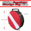 Scubas Regulator Bag with Adjustable Shoulder Strap for Diving Gear, Round Design, Durable Material, Protective Dive Accessories 2
