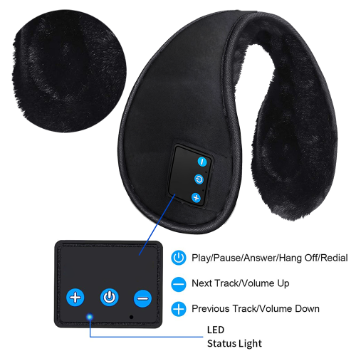 Ηχεία HD, Ωτοασπίδες Bluetooth για χρήση σε εξωτερικούς χώρους, Ακουστικά θέρμανσης 2
