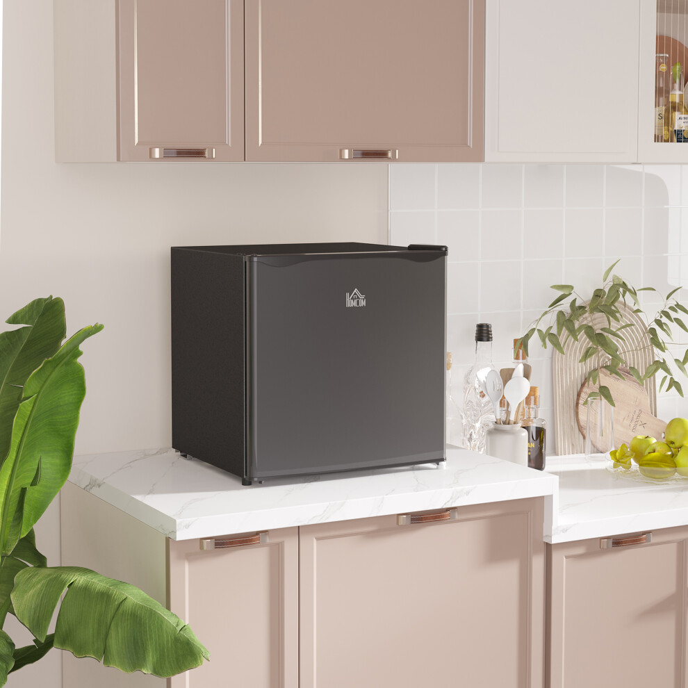 Homcom Black 46L Table Top Fridge, Counter Top Fridge With Chiller Box, Adjustable Temperature, Reversible Door, Mini Fridge | Aosom Uk - Image 5