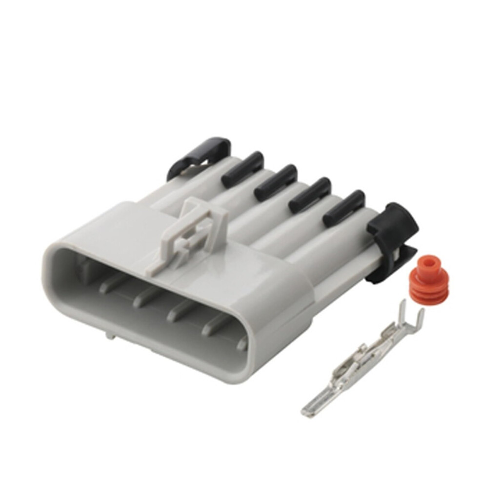 50 Sets 5 Pin Automotive Waterproof Male Female Connector Car Wiring Harness Plug Grey 9189345123443
