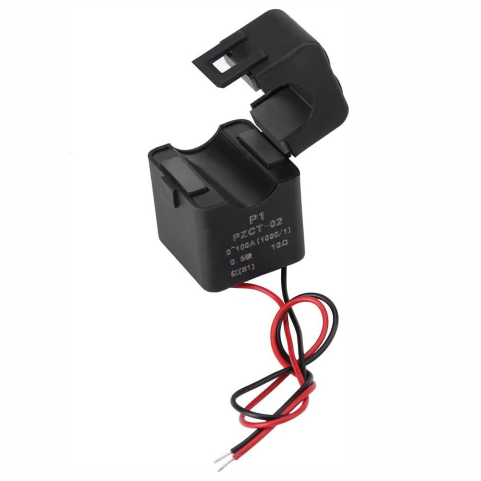 Split Core Current Transformer, Pzct02 Current Transformer Coil Sensor For 100A Amp Energy Meter 9365049040662