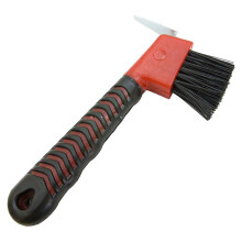 Ergonomic Hoof Scraper Brush, Multifunctional Horse Care Tool with Robust PP and TPE Materials, Quick Cleaning for Horse Stables