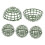 Artificial Plant Topiary Cage Grass Frame Rack For Flower Plastic Material 6 Inch 4 Pack 1