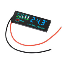 Battery Voltage Meter with Clear LED Display, DC 755V 18650 Capacity Tester for Electric Vehicles