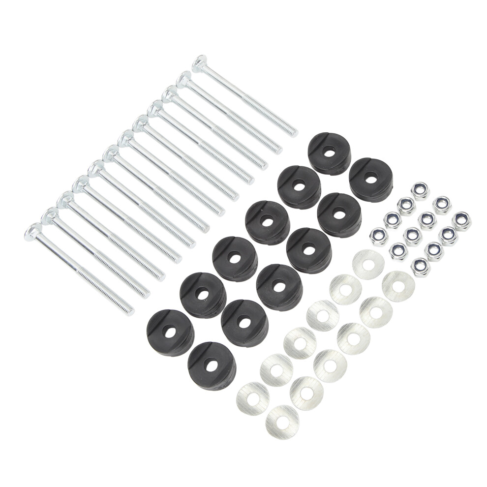 12Pcs Durable Galvanized Trampoline Screws Set For Stability & Safety 5031368801812