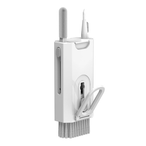 Electronics Cleaning Set With Brushes Fiber Cloth For-white