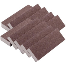 200 mm extralong sanding sponge block – 2/5/10 pieces, 120240 grit, wet/dry sanding tool for wood, metal, and plastic (240 grit, 10 pcs).