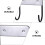 Ironing Board Holder Wall Mount Rack with Double Hooks Heavy Duty Space Saving Storage Hanger 3