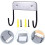 Ironing Board Holder Wall Mount Rack with Double Hooks Heavy Duty Space Saving Storage Hanger 5