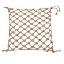 Hemp Rope Net 4x8m, Cargo Garden Netting, Waterproof Truck/Trailer Netting, Durable Decorative Mesh, Color Hemp Rope