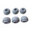 Embouts ergonomiques pour écouteurs, housse en mousse à-Gris 1