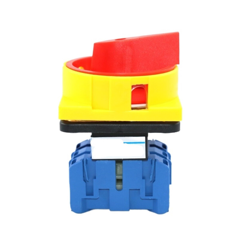 32A 3 Pole Disconnect Switch With Padlock, Safe Power Isolation Rotary Panel Mount 9365049041553