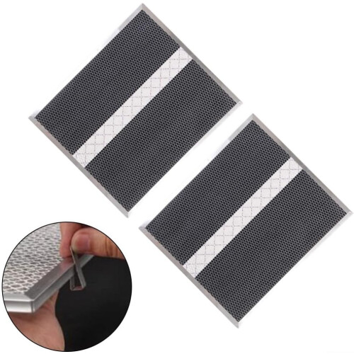 airflow, 2piece filter set, compatible with Broan/HPF36 range hood models 2
