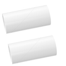 2 Stück Extra Sticky Fusselrolle Nachfüllungen für Tierhaarentfernung, ABS-Material