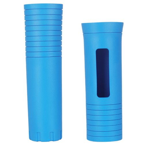 Draadloze microfoons Handgreep Rubberen-Blauw