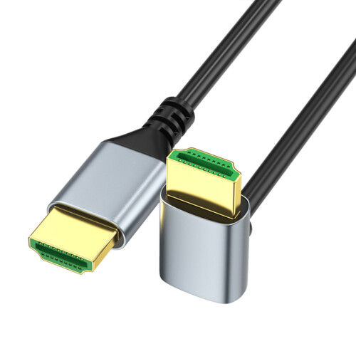 2.1 Version 8K 60Hz Videokabel mit-1m Geradeaus nach unten
