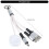 USB auf Typ C + USB-Ladekabel für Watch 7/6/5/4/3 Handy-Tablet 3
