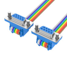 Professionele DB9 9-pins man-vrouw RS232-10m vrouw tot vrouw