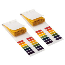 2 Sets 160 Strips 114 pH Litmus Paper pH Test Strips for Water Cosmetics Floor pH Test Paper Strips with Controller Card Ref: 2547