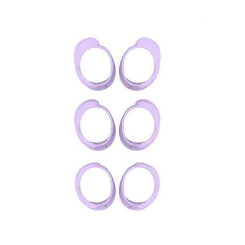 Flexible Ergonomic Earbud Tips Covers Protector Case-Purple