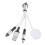 USB auf Typ C + USB-Ladekabel für Watch 7/6/5/4/3 Handy-Tablet 6