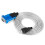 Fast Speed USB to RS232 DB9 Serial Converters Adapter-100cm 3