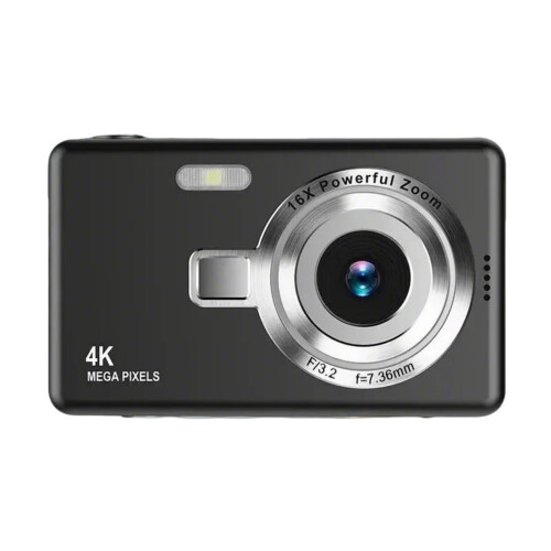 1080P Digital Camera 96MP 2.4inch Screen Easy to Operate-Black