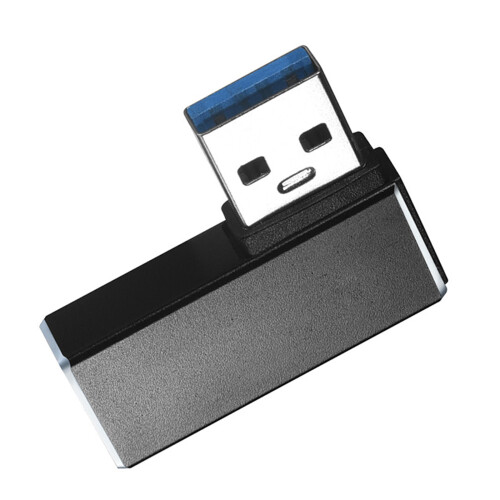 Portable USB 3.0 Converter Right Angle-Bend right No lights