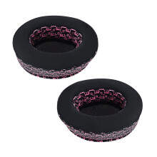 Soft Sponges Ear Cushions For KrakenX/V3X-black pink print