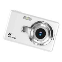 Digital Camera Card Cameras With 96MP 1080P Autofocused-White
