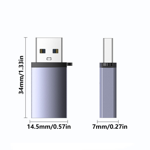 Fast Speed USB C to USB 3.0 OTG Adapter-USB3.0 to Type C 2