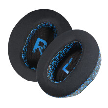 Easy Installation Earpads for WHCH700N Ear Pad-black blue print