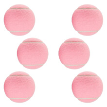 Tennis Balls Durable Felt Training Balls For Beginners, Backyard Practice, Rubber Core, 2 Or 6 Pack, Yellow