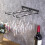 Wine Glass Racks for Kitchen Bar, Space-saving Storage Solution Under Cabinet, Durable Construction Ensures Longevity & Easy Maintenance 2