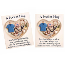 Taschenumarmungskarte für Partys und Veranstaltungen,-2PCS C