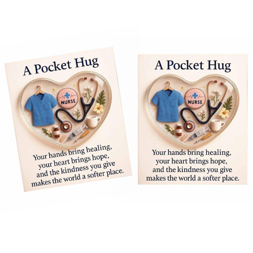 Personalised Transparent Heart Heartwarming Customizable-2PCS C