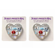 Multifunktionale Acryl-Taschenkarte „Krankenschwester-2PCS A