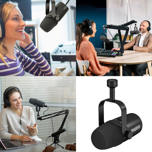 USB 3-pins microfoon met dubbele ingang Plug-and-play 1