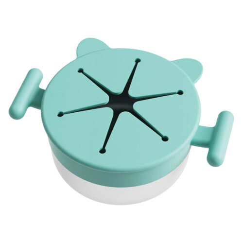 Porte-collations en acier inoxydable, avec couvercle-vert menthe