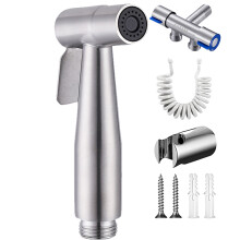 High-Quality Bidet Sprayer for Toilet, Personal Hygiene Companion with Customizable Flow and Explosion-Proof Hose for Multi-Purpose Use