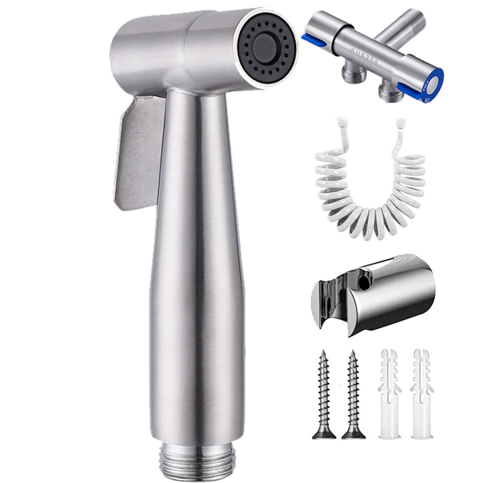 High-Quality Bidet Sprayer For Toilet, Personal Hygiene Companion With Customizable Flow And Explosion-Proof Hose For Multi-Purpose Use 9074015780302